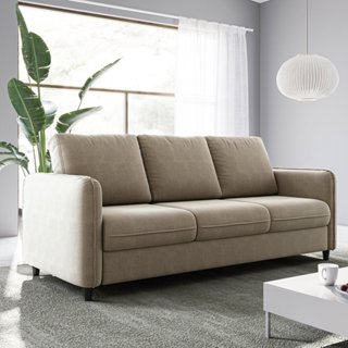 Sofá 3 Lugares em Veludo Orquídea CabeCasa MadeiraOriginals Veludo Castor em Oferta na Shopee