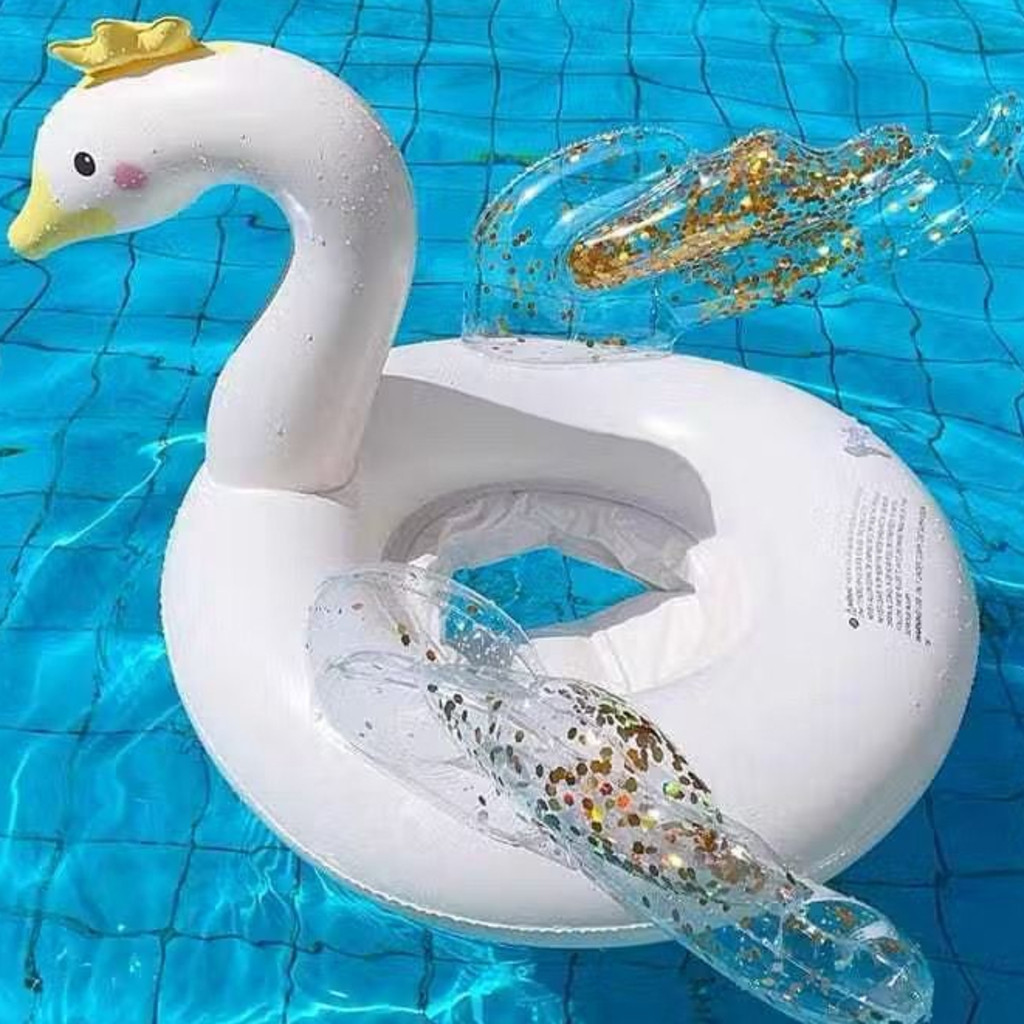 Novo Boia Cisne Para Crianças e adultos 70cm e 90cm em Oferta na Shopee