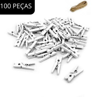 Mini Prendedor Decorativo com Varal Fotos Decoração em Oferta na Shopee