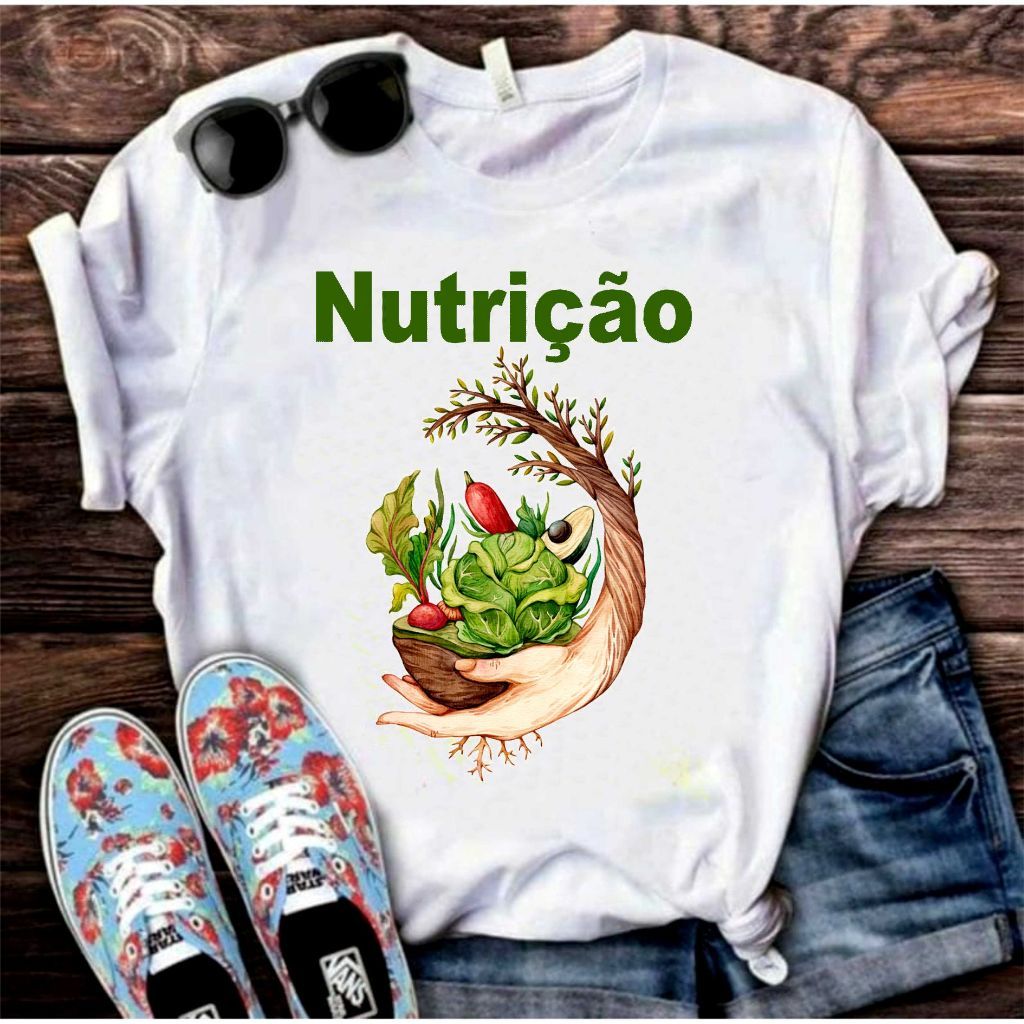 Camisa Nutrição Blusa 11 T-Shirt Camiseta  Blusa Feminina ou Masculina Unissex DR