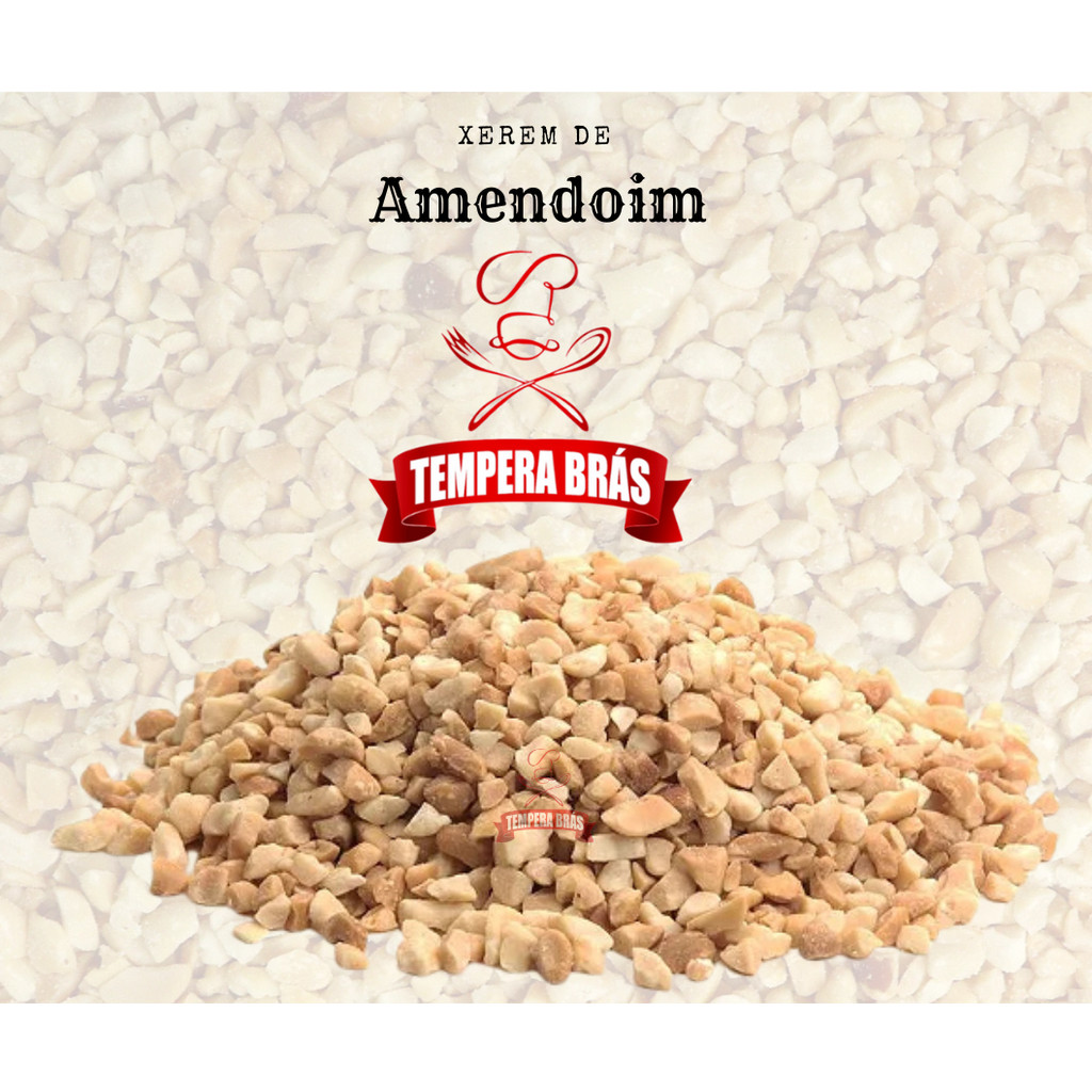 Xerém De Amendoim Linha Premium - Tempera Brás em Oferta na Shopee