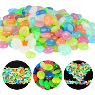 100 Peças Pedras Luminosas De Seixo Coloridas Decorativas De Jardim Que Brilham No Escuro Seixos Fluorescentes Para Plan em Oferta na Shopee