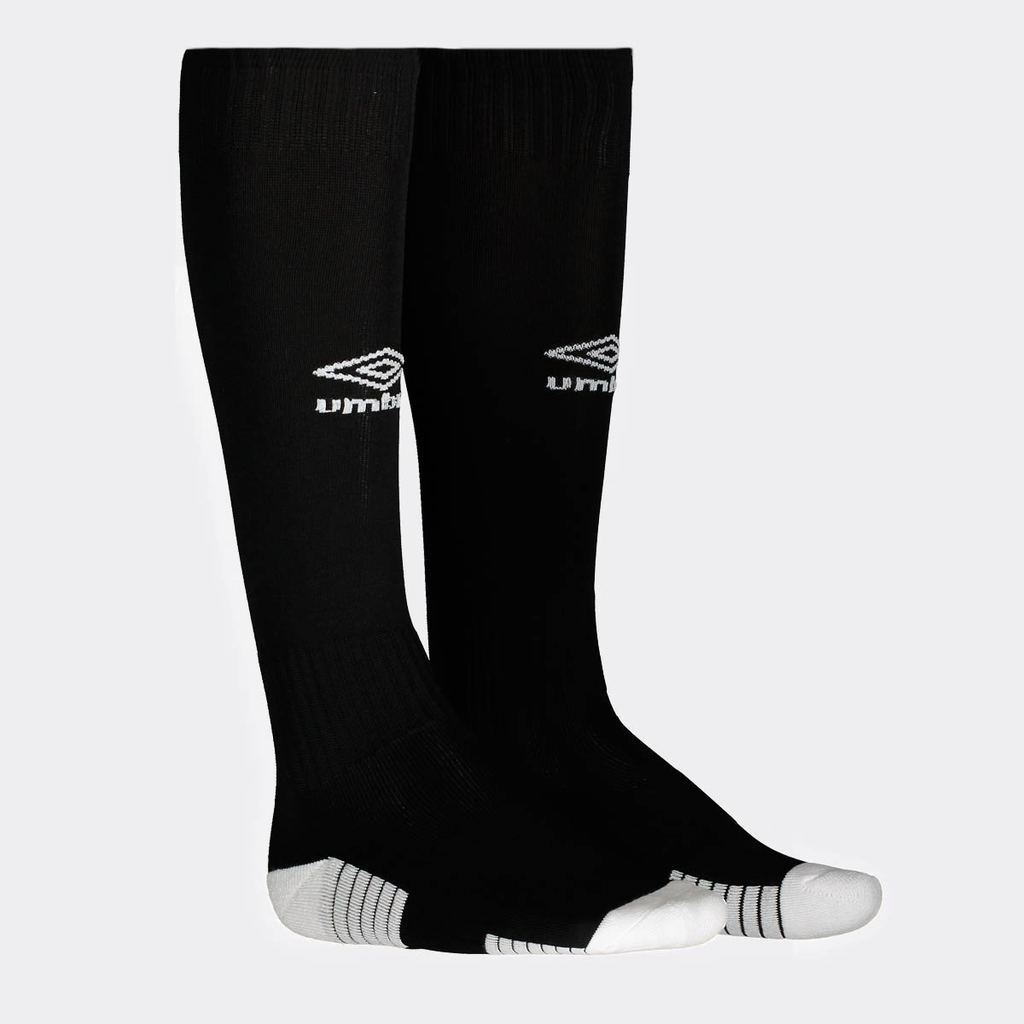 Meião Umbro Team Juvenil Preto e Branco