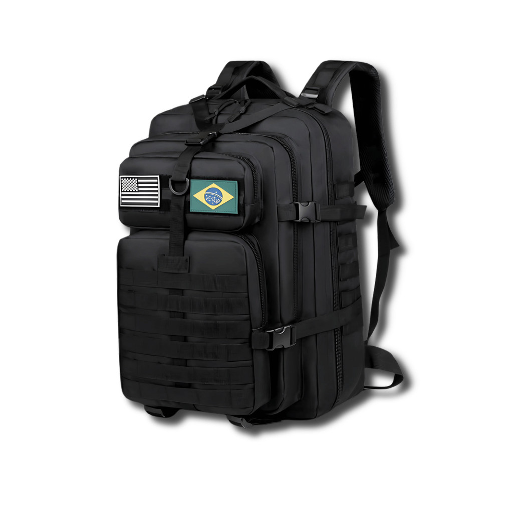 Mochila Tática 50 Litros Reforçada Impermeável Masculina Grande Camping