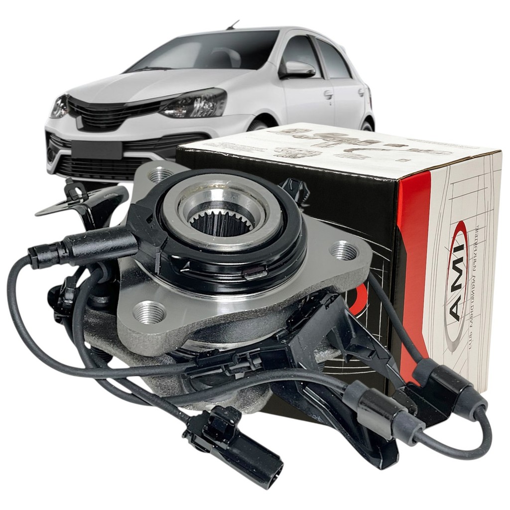 Cubo de Roda com Rolamento e Sensor ABS Lado Motorista Toyota Etios 1.3 1.5 – IMA AL568
