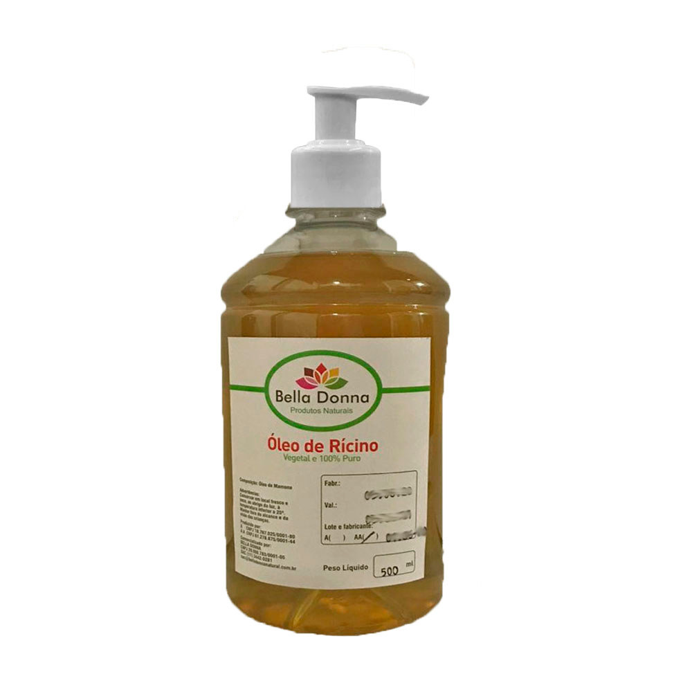 Óleo De Rícino Prensado A Frio 100% Puro 500ml em Oferta na Shopee