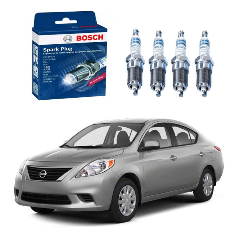 Jogo Velas Bosch Versa 1.6 16v 2011 A 2014 em Oferta na Shopee