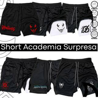 Short Bermuda 2 Em 1 Compressao Treino Academia Estampa Surpresa Aleatória Esportiva Luta Maromba em Oferta na Shopee