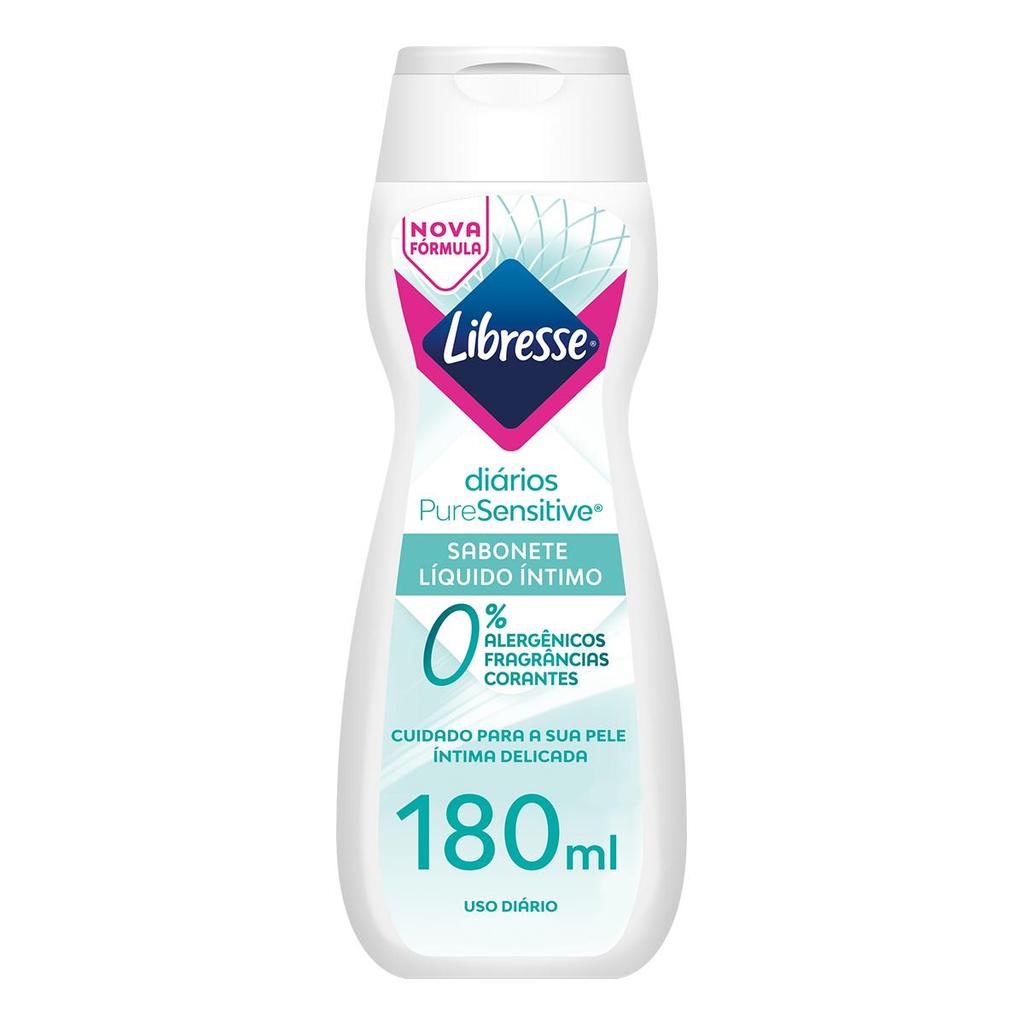 Sabonete Íntimo Líquido Libresse Pure Sensitive Feminino 200ml em Oferta na Shopee