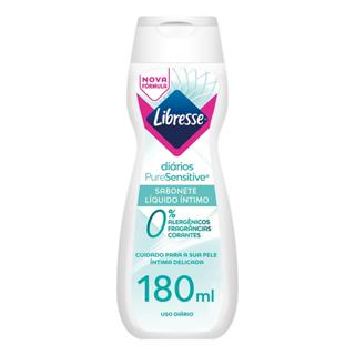 Sabonete Íntimo Líquido Libresse Pure Sensitive Feminino 200ml em Oferta na Shopee