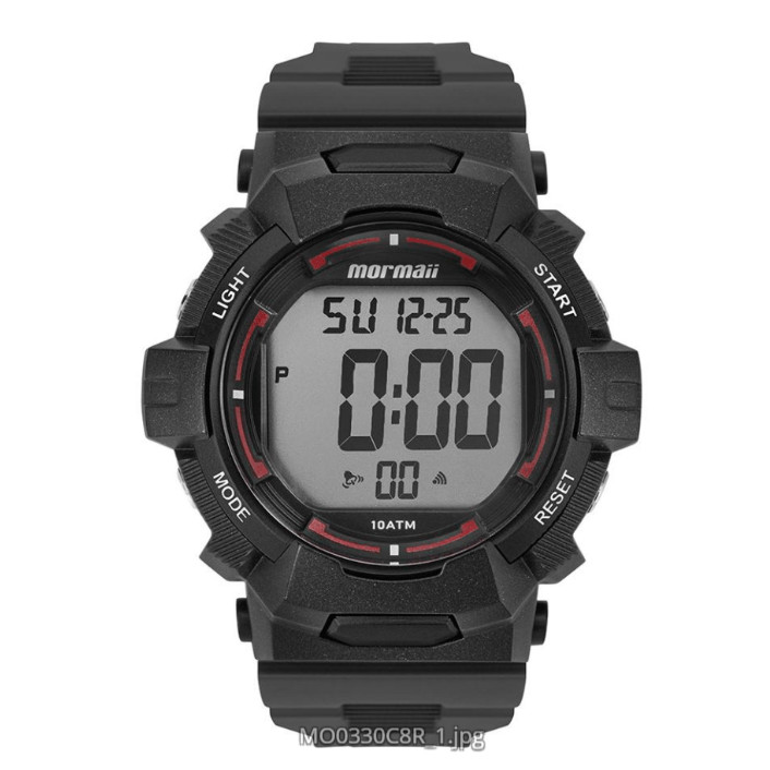 Relógio Mormaii Masculino Wave Preto - MO0330C/8R