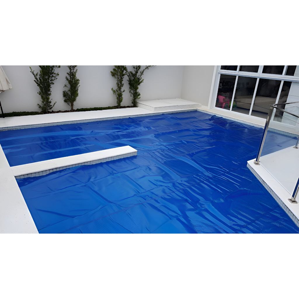 Manta Térmica Para Piscina 8x4 Atco Advance Blue 300 Micras Lona
