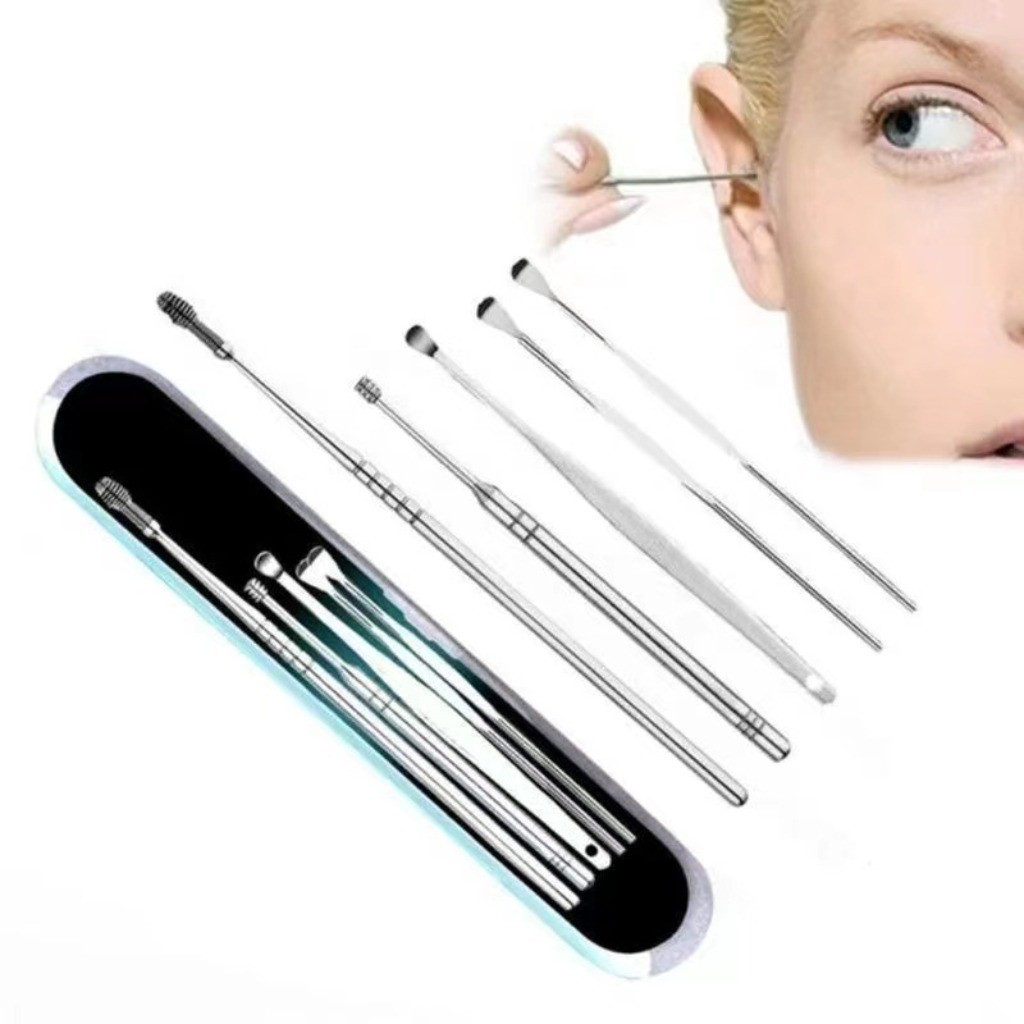 Kit de limpeza de cera de ouvido Removedor de cera de ouvido Ferramenta de limpeza de cera de ouvido