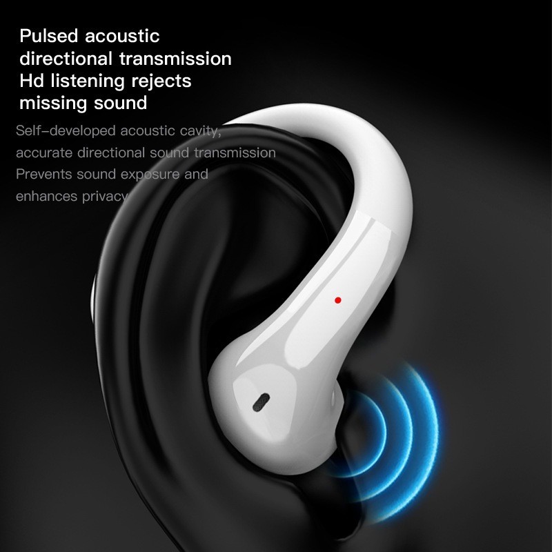 OWS-15 Fones De Ouvido Sem Fio Bluetooth Fone Com Microfones Alta Fidelidade Som Estéreo Toque Inteligente Esportes