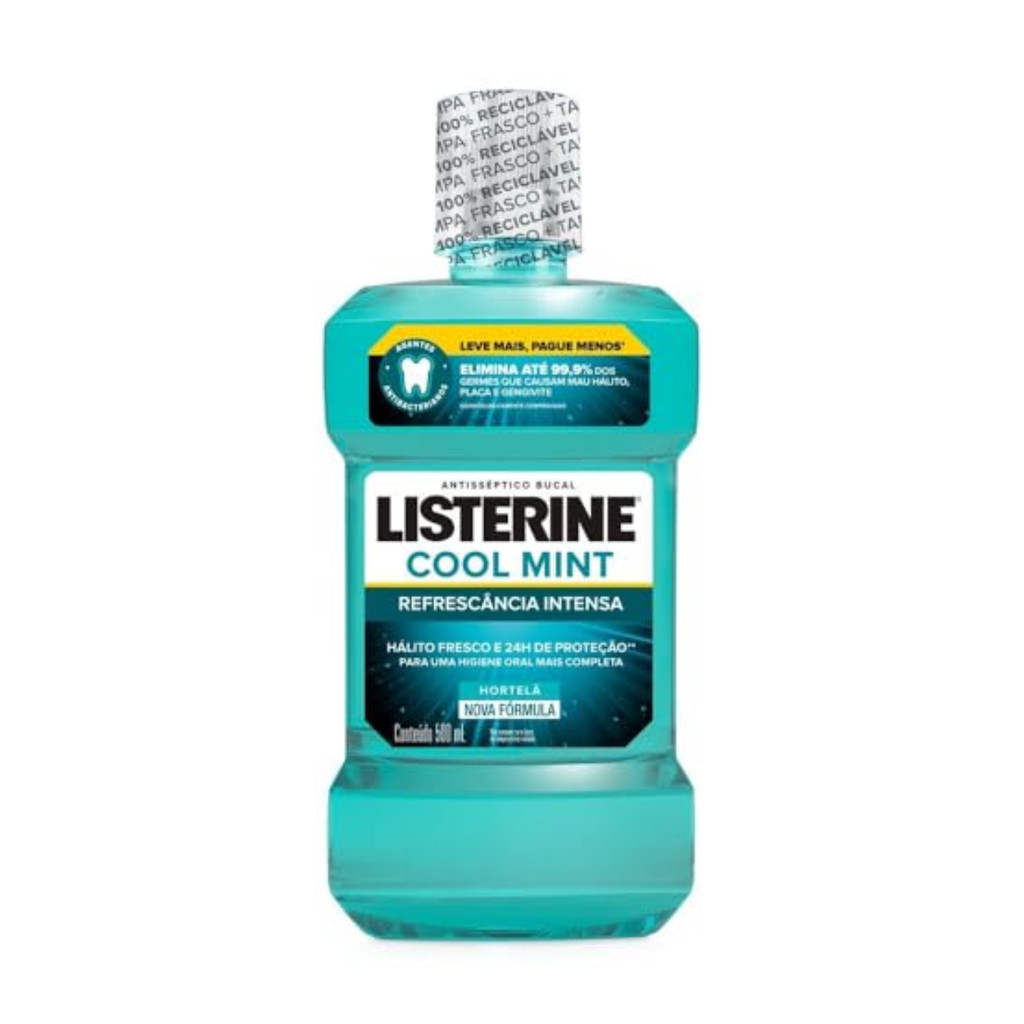 Enxaguante Bucal Listerine 500ml Cool Mint