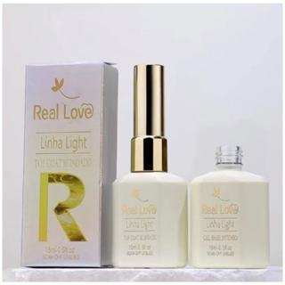 Base Gel Blindado Top Coat Blindado Para Unhas Linha Light 15ml - Real Love vi em Oferta na Shopee