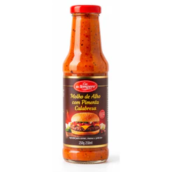 Molho Alho Com Pimenta Calabresa 180ml - CIA DO TEMPERO