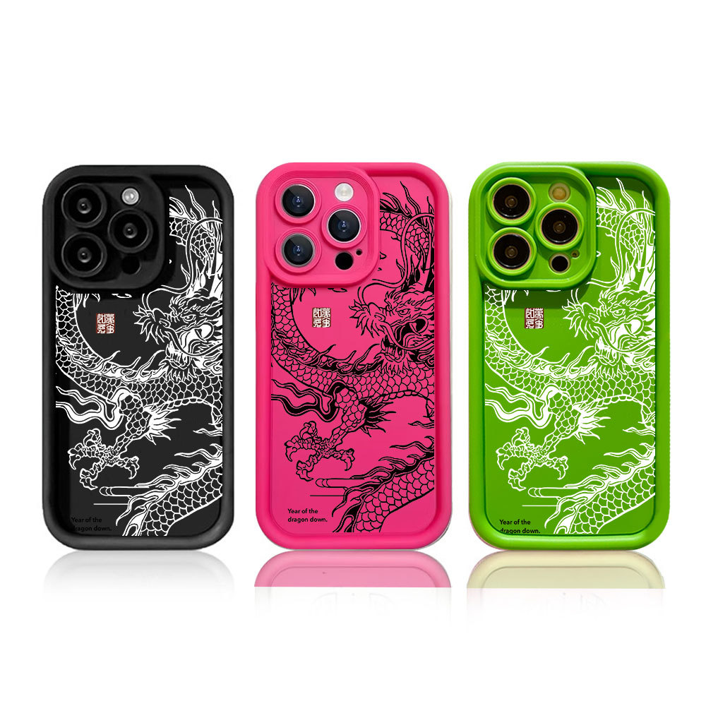 Detalhes do Capa Para Samsung A17 A07 A56 A36 A55 A54 A16 A15 A14 A05S A51 A52 A34 A35 A32 A13 Dragão Da Sorte Fosca LUSSIY07