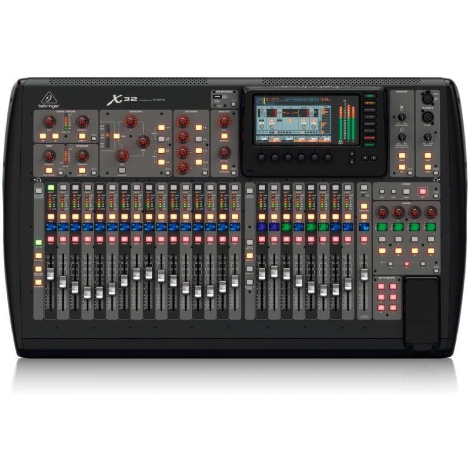 Mesa De Som Digital X32 Behringer Profissional 32 Canais 16 Saídas