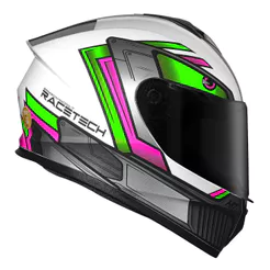 CAPACETE RACE TECH HIT ANDROID VERDE