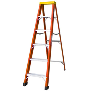 Escada de Alumínio e Fibra de Vidro 5 Degraus Residencial 1,80m RAF-05 Sintese - Leve e Segura em Oferta na Shopee