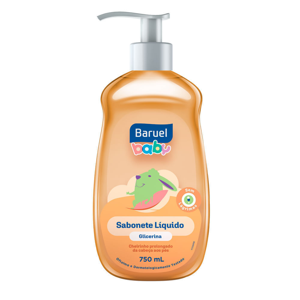 Sabonete Líquido Baruel Baby Glicerina 750ml em Oferta na Shopee