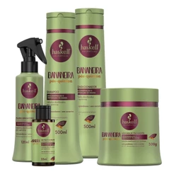 Kit Haskell Bananeira Pós-Química 500gr Haskell– Reconstrução Completa e Reposição de Massa | 5 itens