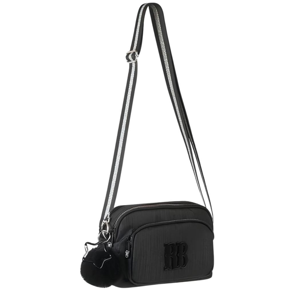 Bolsa Transversal Feminina Rebecca Bonbon RB Compacta P/ Passeio Viagem Estilo Fashion Zíper Compartimento Divisória