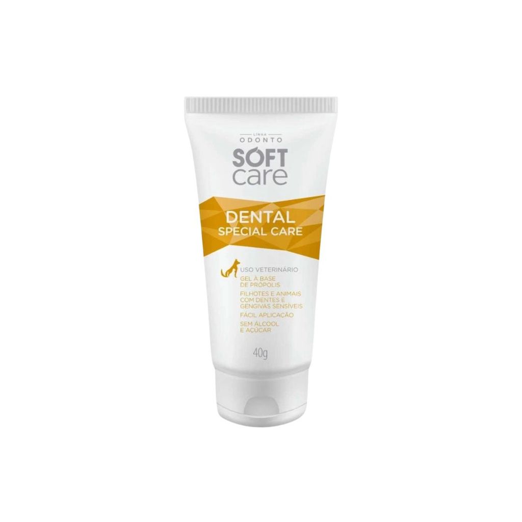 Creme Dental Cachorro Gato Dental Guard Soft Care Special Care com Extrato de Própolis 40g