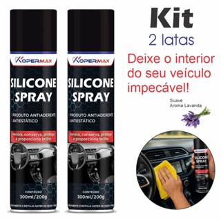 Kit C/ 2 Unid. Silicone Spray Lavanda 300ml em Oferta na Shopee