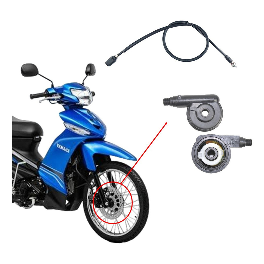 Cabo + Engrenagem Velocímetro Crypton 115 Ed 2010 A 2016. em Oferta na Shopee