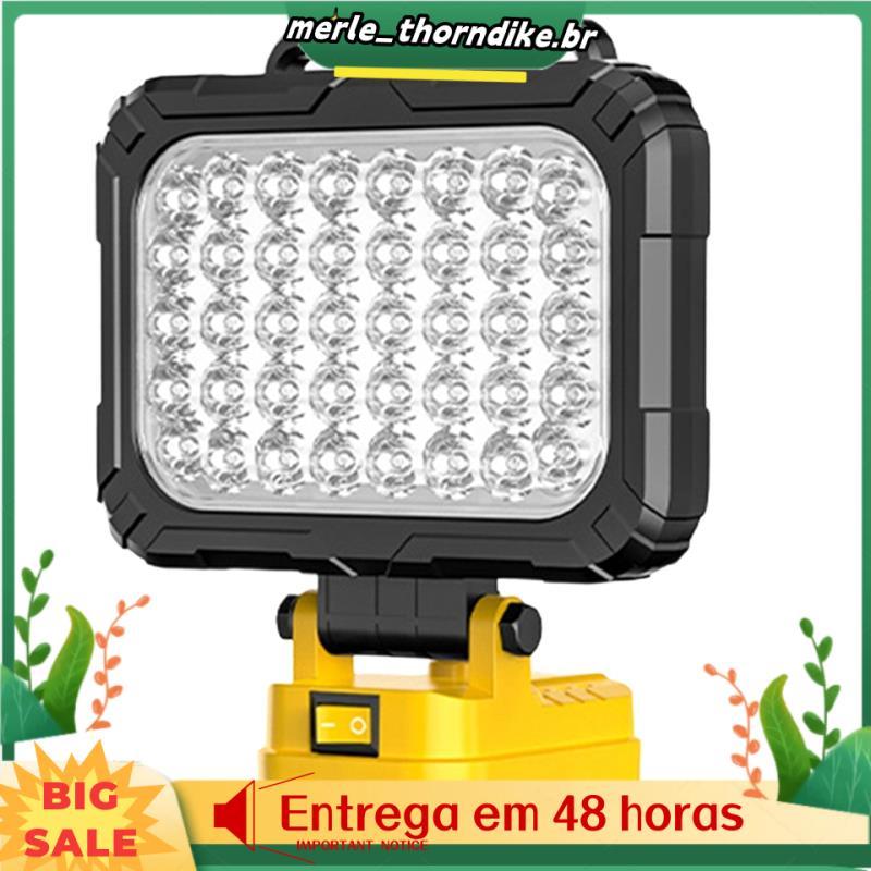 Lanterna LED Recarregável USB Com Luz Portátil De Gancho Bateria Para Iluminação De Emergência
