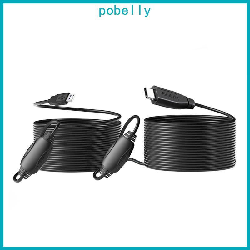 Pob Heavy Duty USB Tipo C Cabo De Extensão Material PVC Webcam Dispositivo De Conferência Carregadores Conecções