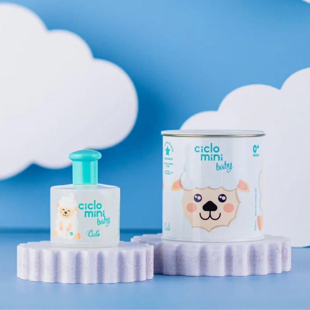 Água de Colônia Beé Bebê Suave 100ml Baby Lata Decorativa Kids Ciclo Cosmeticos · foto 2