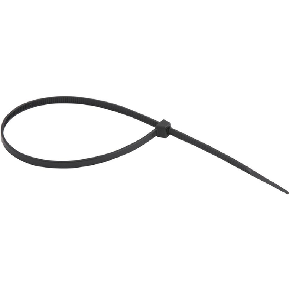 Abraçadeira de nylon preta 2,5 mm x 10 cm 100 pçs - Nove54