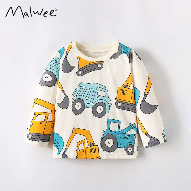 Meninos camiseta de manga comprida 2026 primavera outono novas roupas bonito dos desenhos animados topos camisas de fund