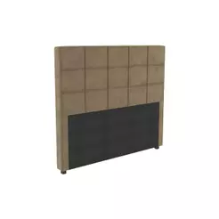 Cabeceira Box Estofada Kappesberg Casal CAB009 Suede Bege