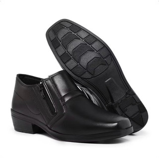 Bota botinha social masculina elegante (social zíper)