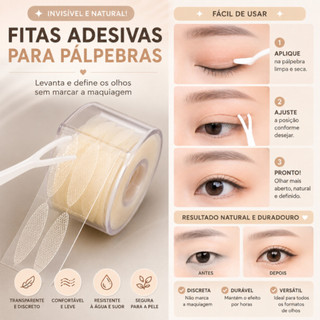 600pcs Fita Adesiva Adesiva Para Levantamento De Pálpebras / Adesivo Para Olhos Invisíveis