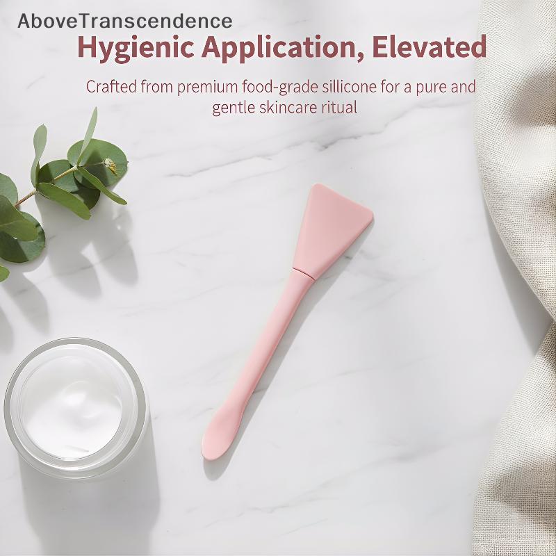 Pincel De Máscara Facial De Duas Cabeças , Aplicador De Silicone Com Colher Para De Creme DIY , Spa , Cuidados A Pele Em