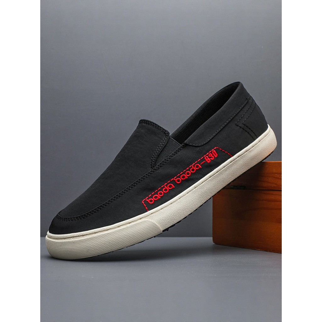 Sapatos de lona masculinos 2026 novos sapatos masculinos primavera verão respirável sapatos casuais masculinos velhos pe