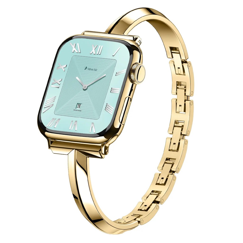 Pulseira MISSAIRT-B316L feita de aço inoxidável, compatível com Apple Watch Seri