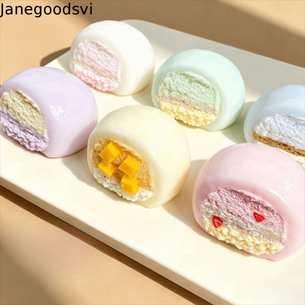 Brinquedos De Apertar JANEGOODSVI , Brinquedo Sensorial De Bolo De Bolinho De Arroz Glutinoso De Descompressão De Recupe