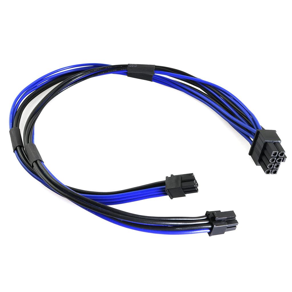 Cabo Adaptador de Energia Dual Mini 6 Pinos para 8 Pinos PCI Express para Placa 