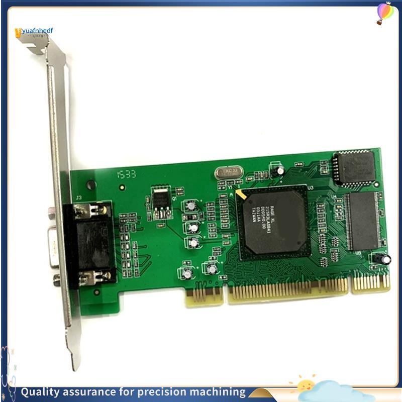 Placa Gráfica Para Computador Desktop VGA PCI 8MB 32 Bits Multi Display ATI Rage XL Acessórios De