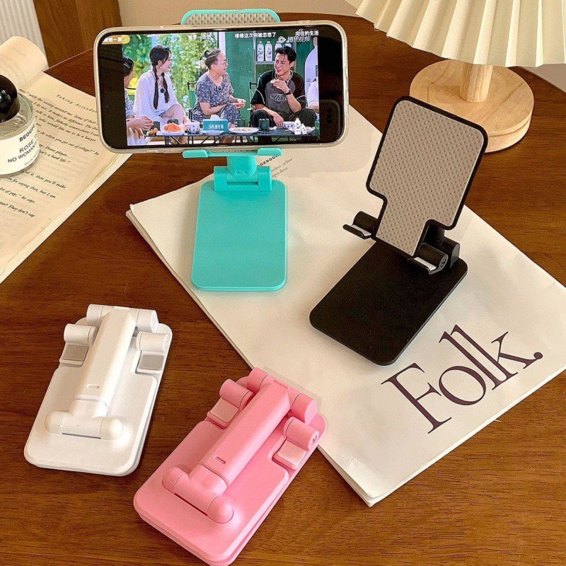 Suporte preguiçoso de mesa dobrável suporte para celular Tablet elevável suporte ajustável presente portátil