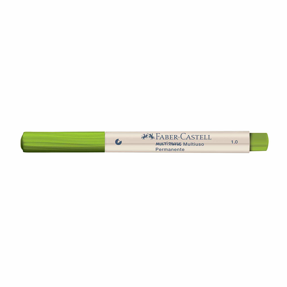 Pincel marcador multisuperfícies Multimark 1.0mm Verde MM/10VD778ZF\357211 Faber-Castell