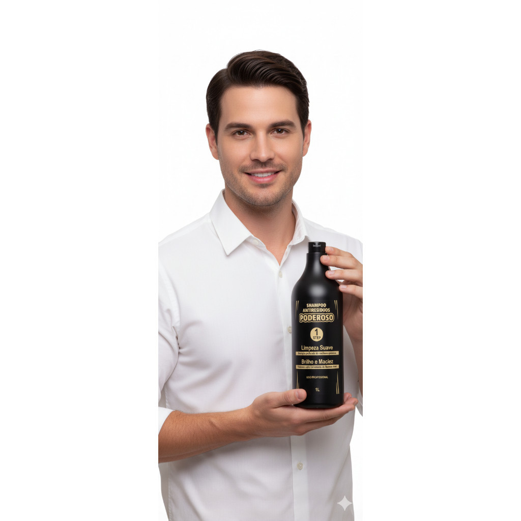 Kit Tratamento Capilar Botox + Shampoo antiressiduos 1 KG + 1 Litro Promoção Poderoso