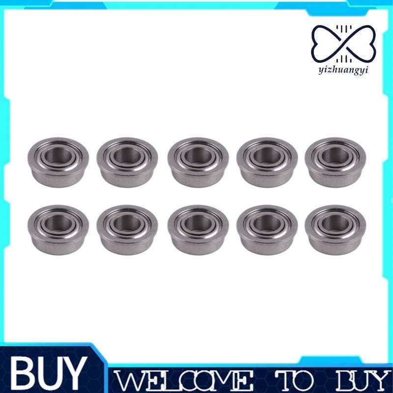 10 Pcs MF84ZZ LF840ZZ Blindado Flangeado 4 x 8 x 3 Mm Modelo Rolamento De Flange Esférico