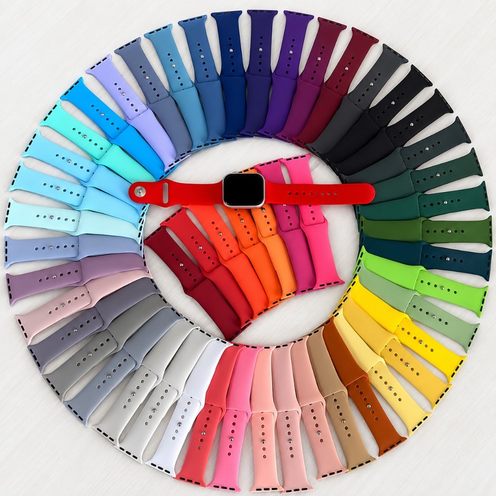 Pulseira de Silicone para Smartwatch Múltiplos Tamanhos